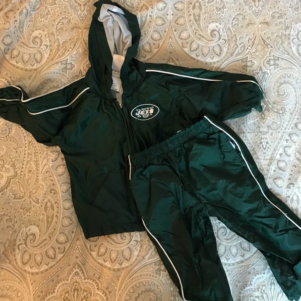 BOYS 12M jets jumpsuit
